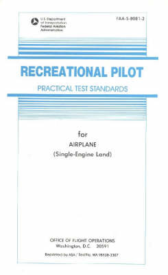 Cover of Recreational Pilot Practical Test Standards