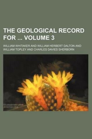 Cover of The Geological Record for Volume 3