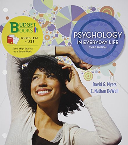 Cover of Psychology in Everyday Life with 6 Month Access Code