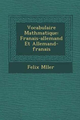 Cover of Vocabulaire Math Matique