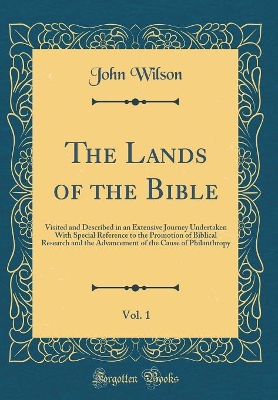 Book cover for The Lands of the Bible, Vol. 1