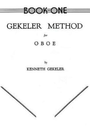 Cover of Gekeler Method for Oboe, Book I