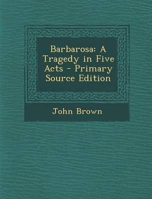 Book cover for Barbarosa