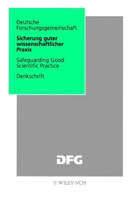 Book cover for Safeguard Good Scientific Practice/Sicherung Guter Wissen Praxis