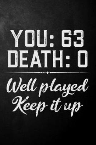 Cover of You 63 Death 0 Well Played Keep It Up