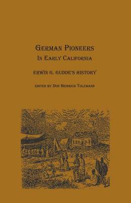 Book cover for German Pioneers in Early California