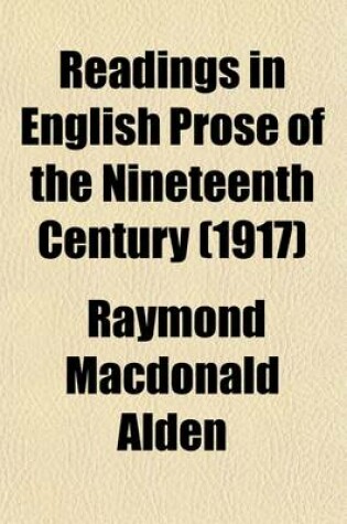 Cover of Readings in English Prose of the Nineteenth Century (Volume 1-2)