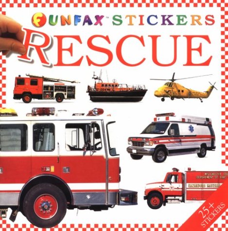 Book cover for Fire Trucks and Rescue Vehicles: Vehicle Stickers