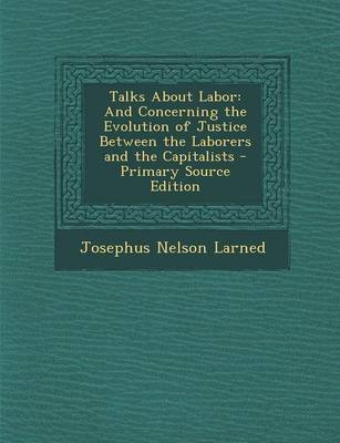 Book cover for Talks about Labor