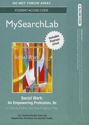 Book cover for MyLab Search with Pearson eText -- Standalone Access Card -- for Social Work