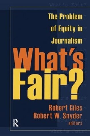 Cover of What's Fair?