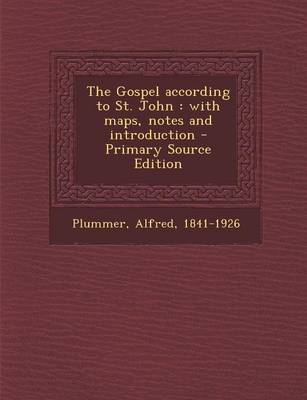 Book cover for The Gospel According to St. John