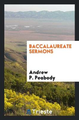 Book cover for Baccalaureate Sermons