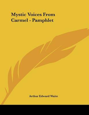 Book cover for Mystic Voices from Carmel - Pamphlet