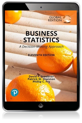 Book cover for Business Statistics: A Decision Making Approach, Global Edition