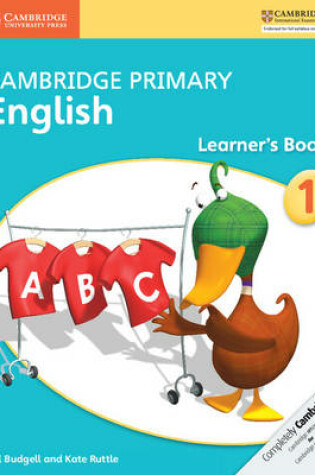Cover of Cambridge Primary English Learner's Book Stage 1