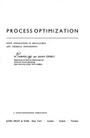 Book cover for Process Optimization with Applications in Metallurgy and Chemical Engineering