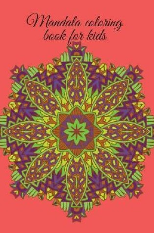 Cover of Mandala coloring book for kids