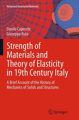 Cover of Strength of Materials and Theory of Elasticity in 19th Century Italy