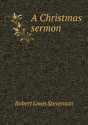 Book cover for A Christmas sermon