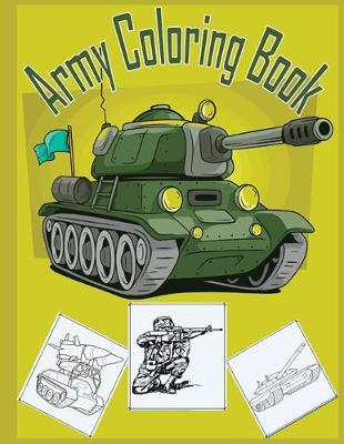 Book cover for Army Coloring Book