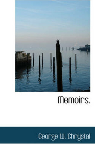 Cover of Memoirs.