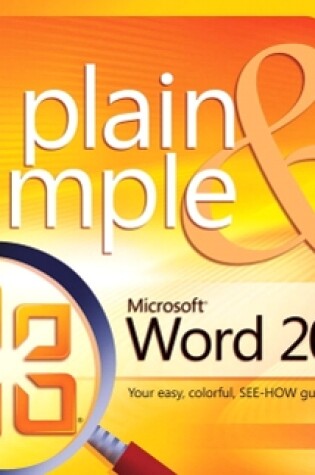 Cover of Microsoft Word 2010 Plain & Simple