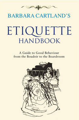 Book cover for Barbara Cartland's Etiquette Handbook