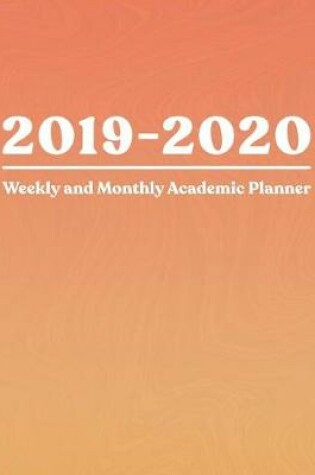 Cover of 2019-2020 Weekly and Monthly Academic Planner