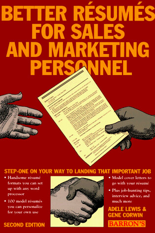 Cover of Better Resumes for Sales and Marketing Personnel