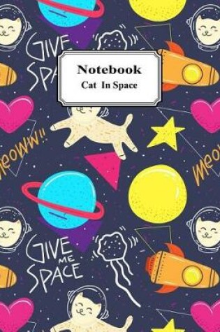 Cover of Notebook Cat in Space