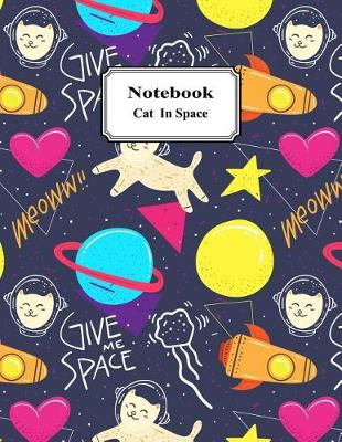 Book cover for Notebook Cat in Space