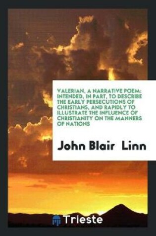 Cover of Valerian, a Narrative Poem
