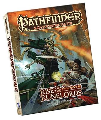Book cover for Pathfinder Adventure Path: Rise of the Runelords Anniversary Edition Pocket Edition
