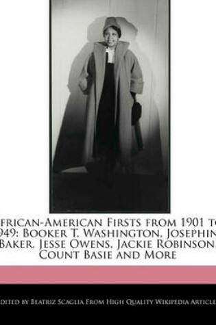 Cover of African-American Firsts from 1901 to 1949