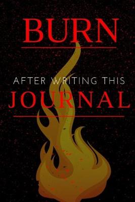 Book cover for Burn After Writing this journal