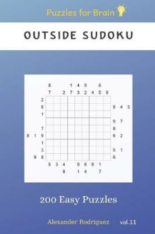 Cover of Puzzles for Brain - Outside Sudoku 200 Easy Puzzles vol.11