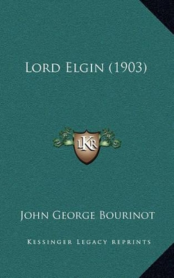 Book cover for Lord Elgin (1903)