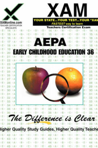 Cover of Aepa Early Childhood Education 36 Teacher Certification Test Prep Study Guide