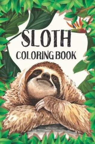 Cover of Sloth Coloring Book