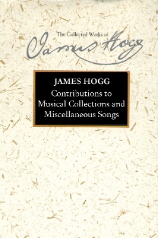 Cover of Contributions to Musical Collections and Miscellaneous Songs