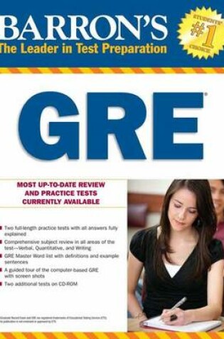 Cover of Barron's GRE, 21st Edition