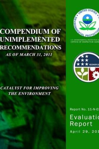 Cover of Compendium of Unimplemented Recommendations as of March 31, 2011