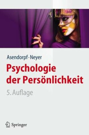 Cover of Psychologie Der Personlichkeit