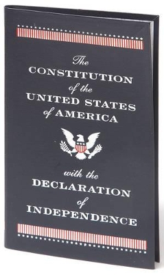 Book cover for The Constitution of the United States of America with the Declaration of Independence