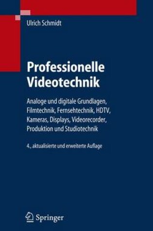 Cover of Professionelle Videotechnik