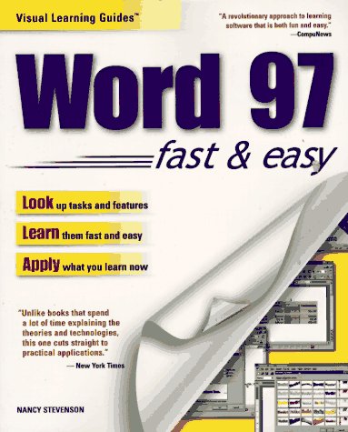 Book cover for Microsoft Word 97 Visual Learning Guide