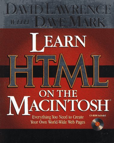 Book cover for Learn HTML on the Macintosh