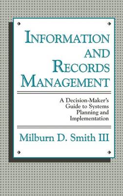 Book cover for Information and Records Management