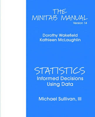 Book cover for Minitab Manual Version 14